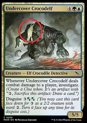 Undercover Crocodelf (VAR A: White Object)